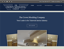 Tablet Screenshot of crownmouldingaz.com